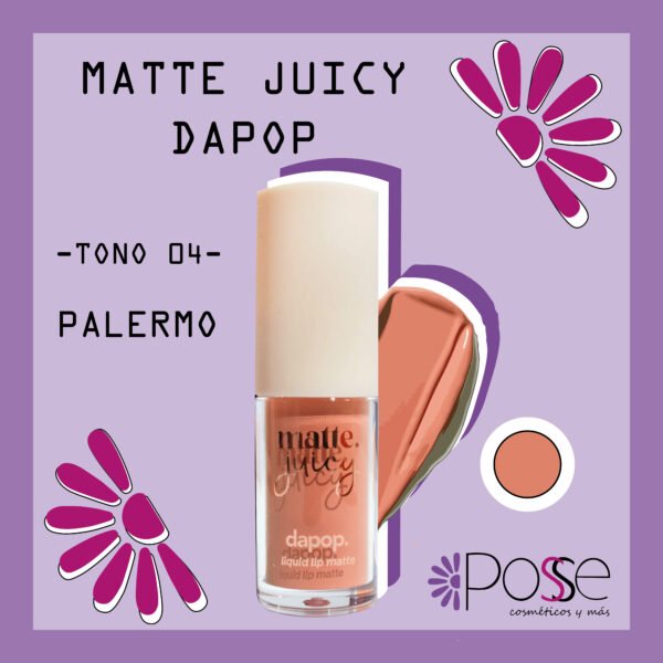 LABIAL MATTE JUICY DA POP "PALERMO"