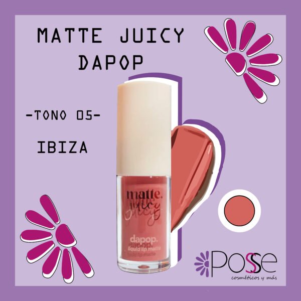 LABIAL MATTE JUICY DA POP "IBIZA"
