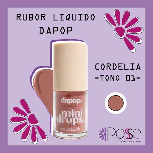 RUBOR LIQUIDO MINI DROPS DA POP "CORDELIA"