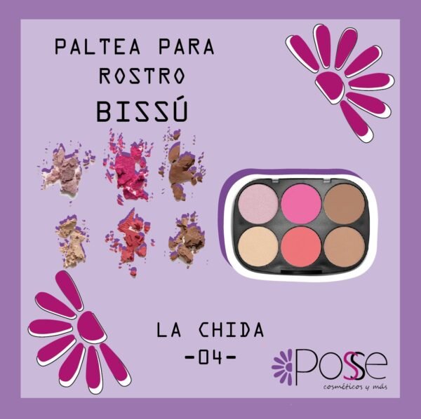 PALETA PARA EL ROSTRO BISSÚ 04 "LA CHIDA"