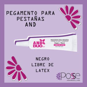 PEGAMENTO PARA PESTAÑAS NEGRO AND