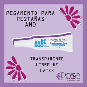 PEGAMENTO PARA PESTAÑAS TRANSPARENTE AND