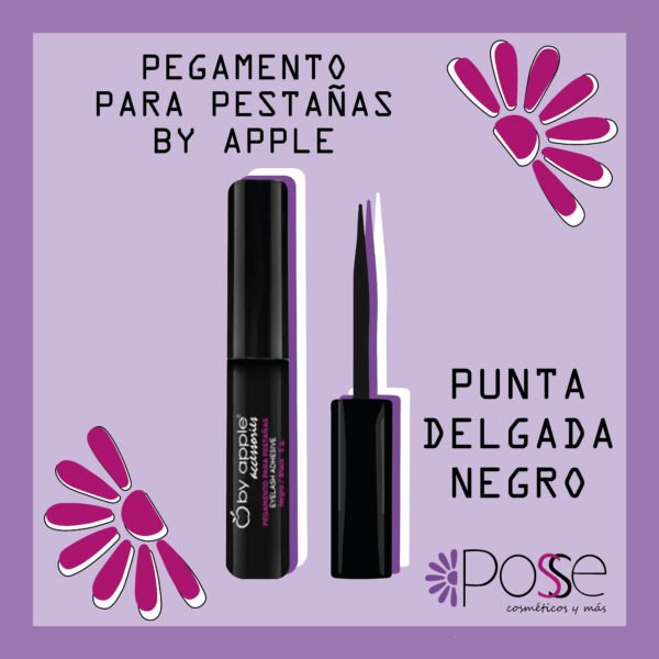 PEGAMENTO PARA PESTAÑAS BY APPLE "PUNTA FINA"