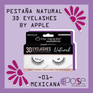 PESTAÑAS BY APPLE NATURAL "MEXICANA"
