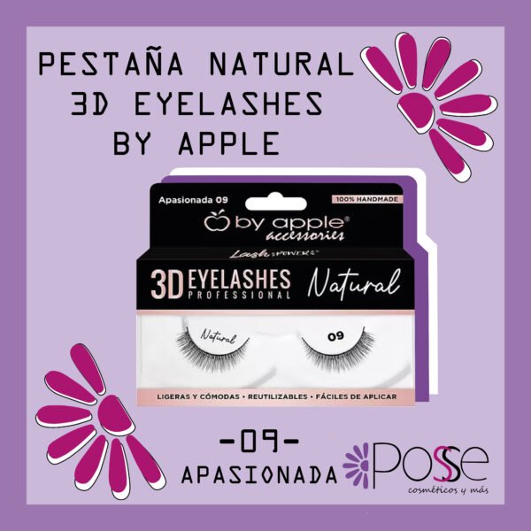 PESTAÑAS BY APPLE NATURAL "APASIONADA"