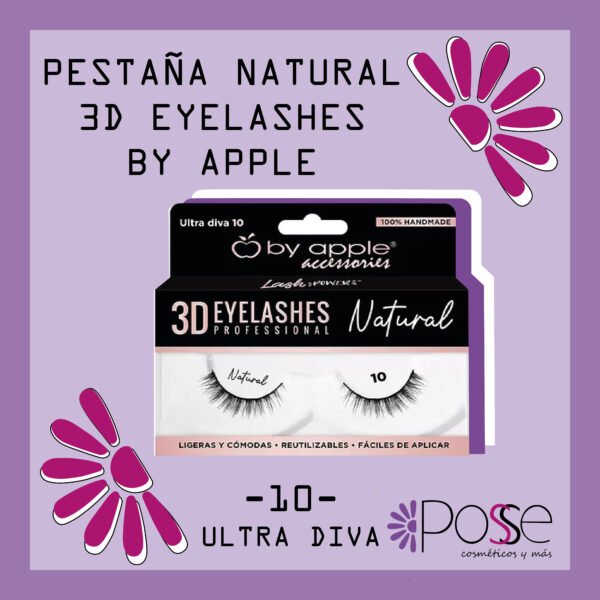 PESTAÑA BY APPLE NATURAL "ULTRA DIVA"