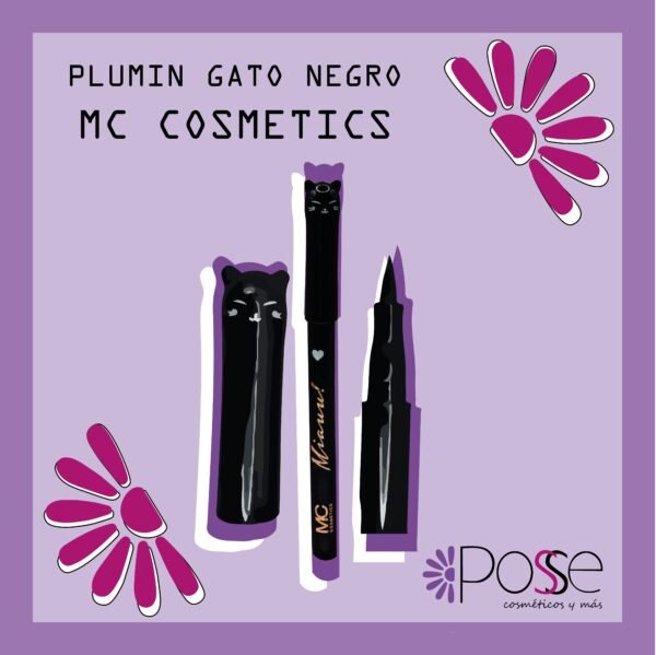 PLUMIN DE GATITO NEGRO MC COSMETICOS
