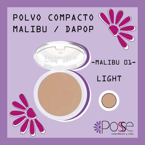 POLVO COMPACTO MALIBU DAPOP "LIGHT"