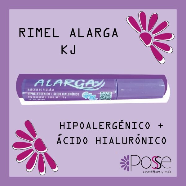 RIMEL ALARGA KJ "HIPOALERGÉNICO"