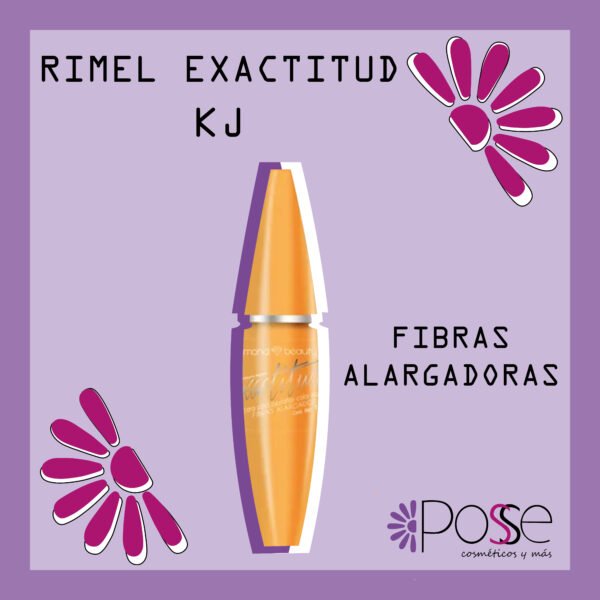 RIMEL EXACTITUD KJ "FIBRAS ALARGADORAS"