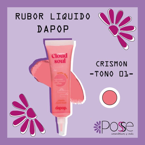 RUBOR LIQUIDO CLOUD SOUL DA POP "CRISMON"