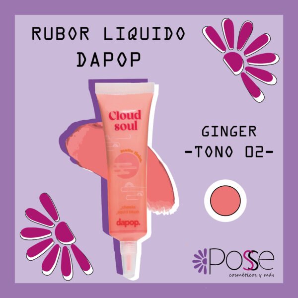 RUBOR LIQUIDO CLOUD SOUL DA POP "GINGER"