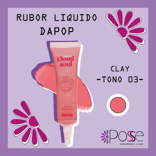 RUBOR LIQUIDO CLOUD SOUL DA POP "CLAY"