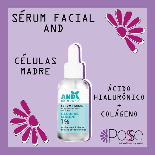 SÉRUM FACIAL AND "CÉLULAS MADRE"