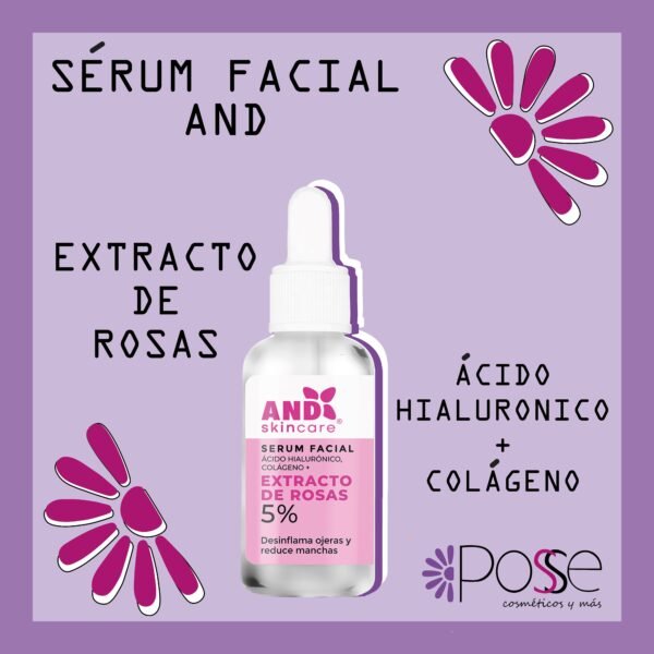 SÉRUM FACIAL AND EXCTRACTO DE ROSAS