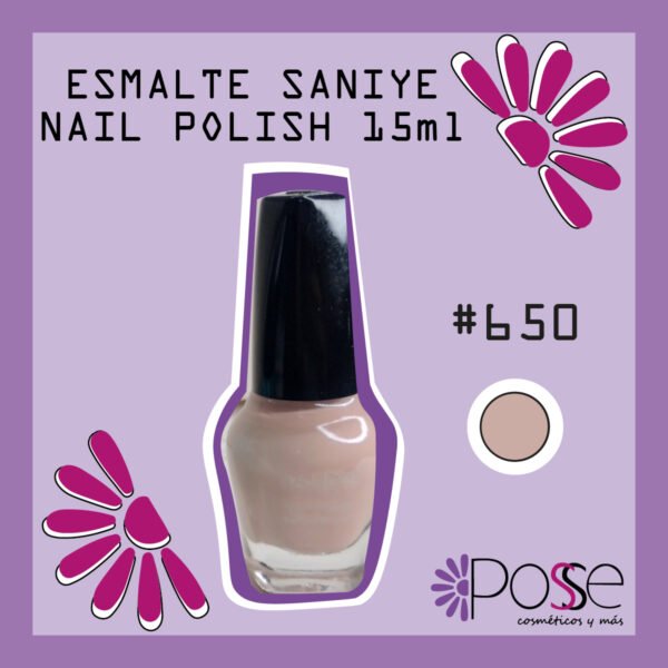 ESMALTE SANIYE NAIL POLISH 15 ml #650