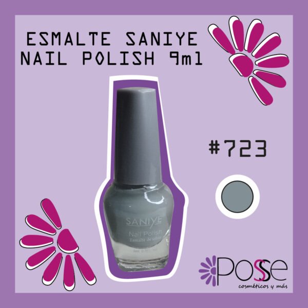 ESMALTE SANIYE NAIL POLISH 9 ml #723