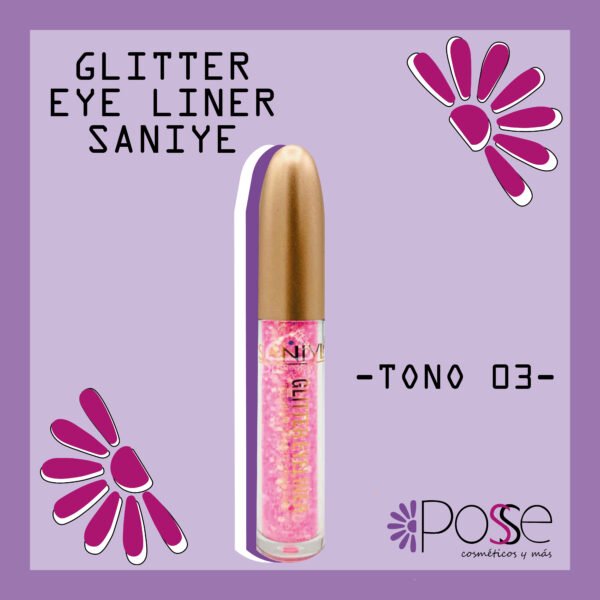 EYELINER GLITTER SANIYE #03