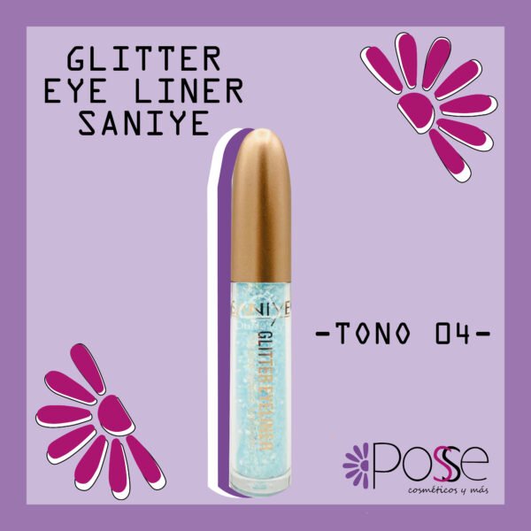 EYELINER GLITTER SANIYE #04