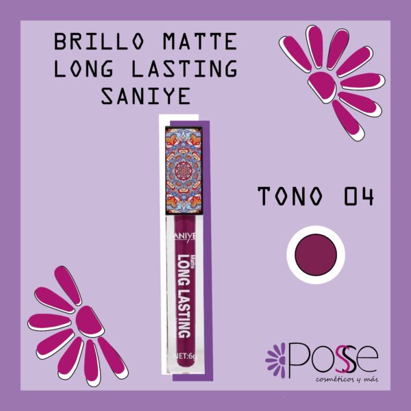 BRILLO MATTE LONG LASTING SANIYE #04