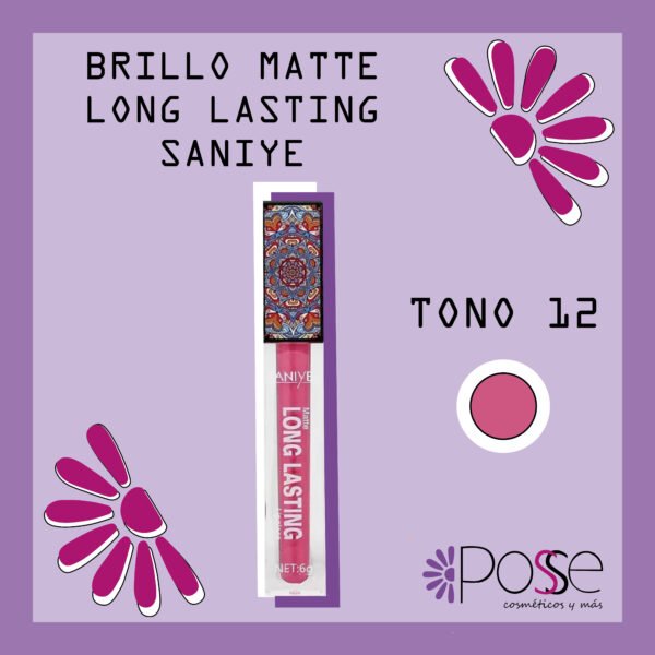 BRILLO MATTE LONG LASTING SANIYE #12