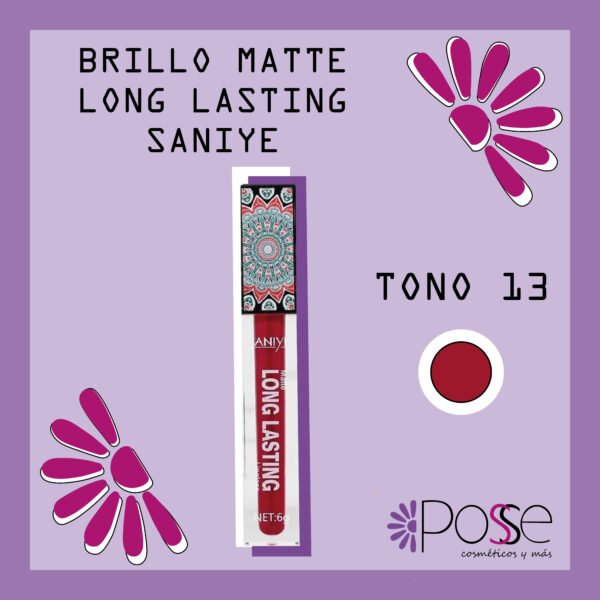 BRILLO MATTE LONG LASTING SANIYE #13