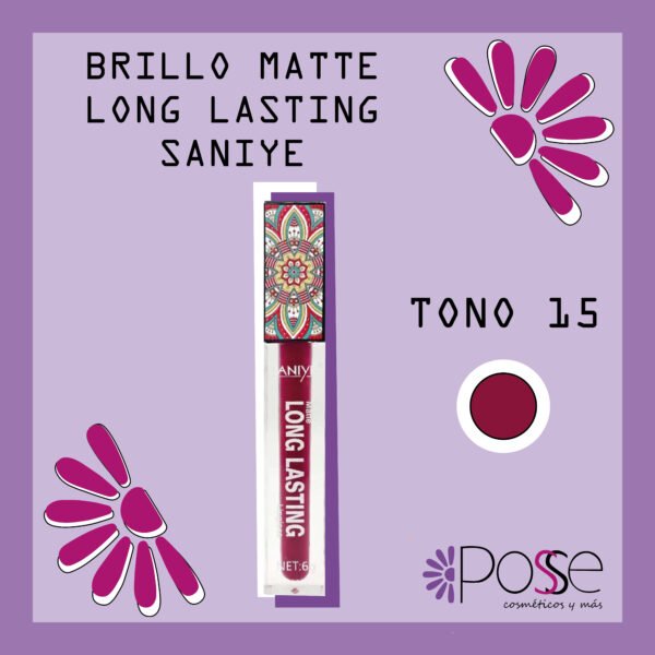 BRILLO MATTE LONG LASTING SANIYE #15