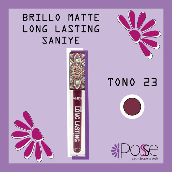 BRILLO MATTE LONG LASTING SANIYE #23