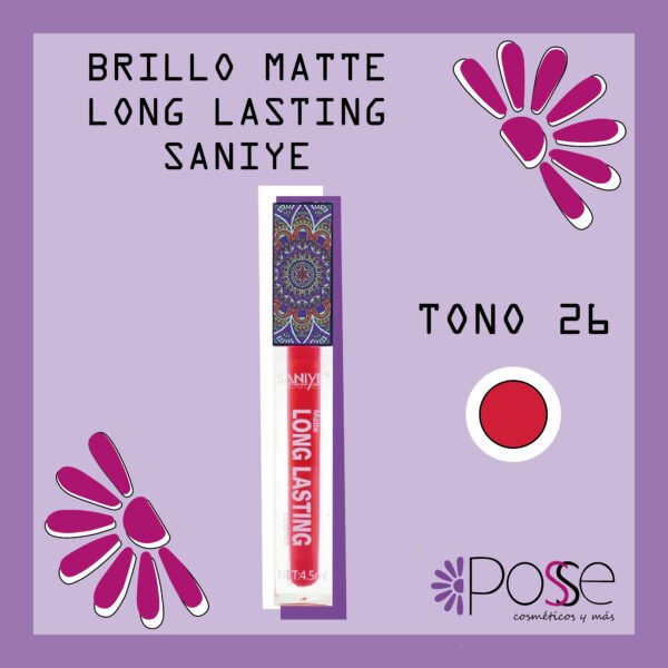 BRILLO MATTE LONG LASTING SANIYE #26
