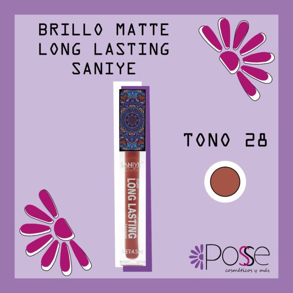 BRILLO MATTE LONG LASTING SANIYE #28