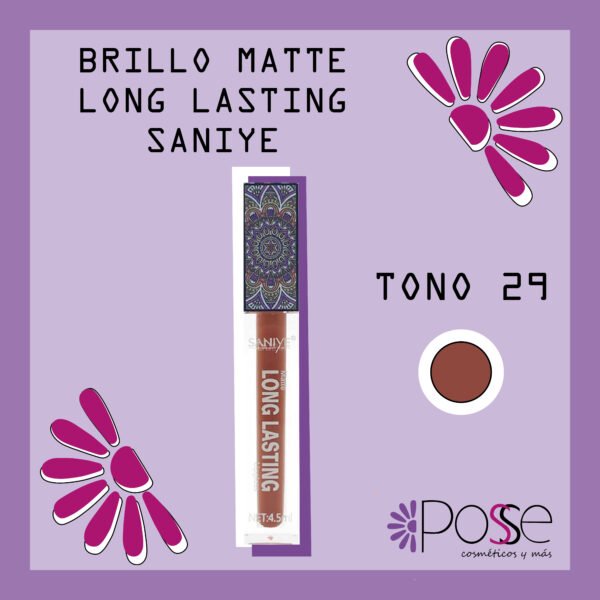 BRILLO MATTE LONG LASTING SANIYE #29