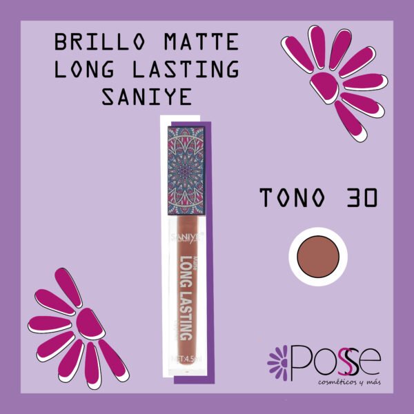 BRILLO MATTE LONG LASTING SANIYE #30