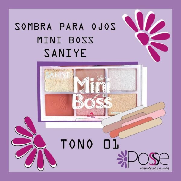 SOMBRA PARA OJOS MINI BOSS SANIYE #01