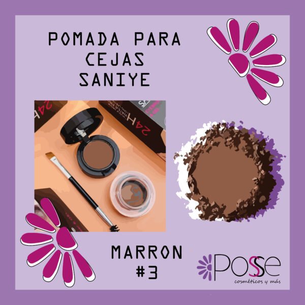 POMADA PARA CEJAS SANIYE "MARRON"