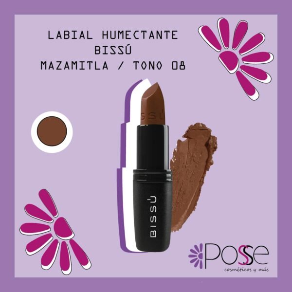 LABIAL HUMECTANTE BISSÚ 08  "MAZAMITLA"
